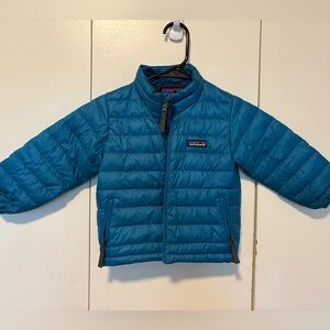 Patagonia Kids Teal Puffer Jacket size 2T